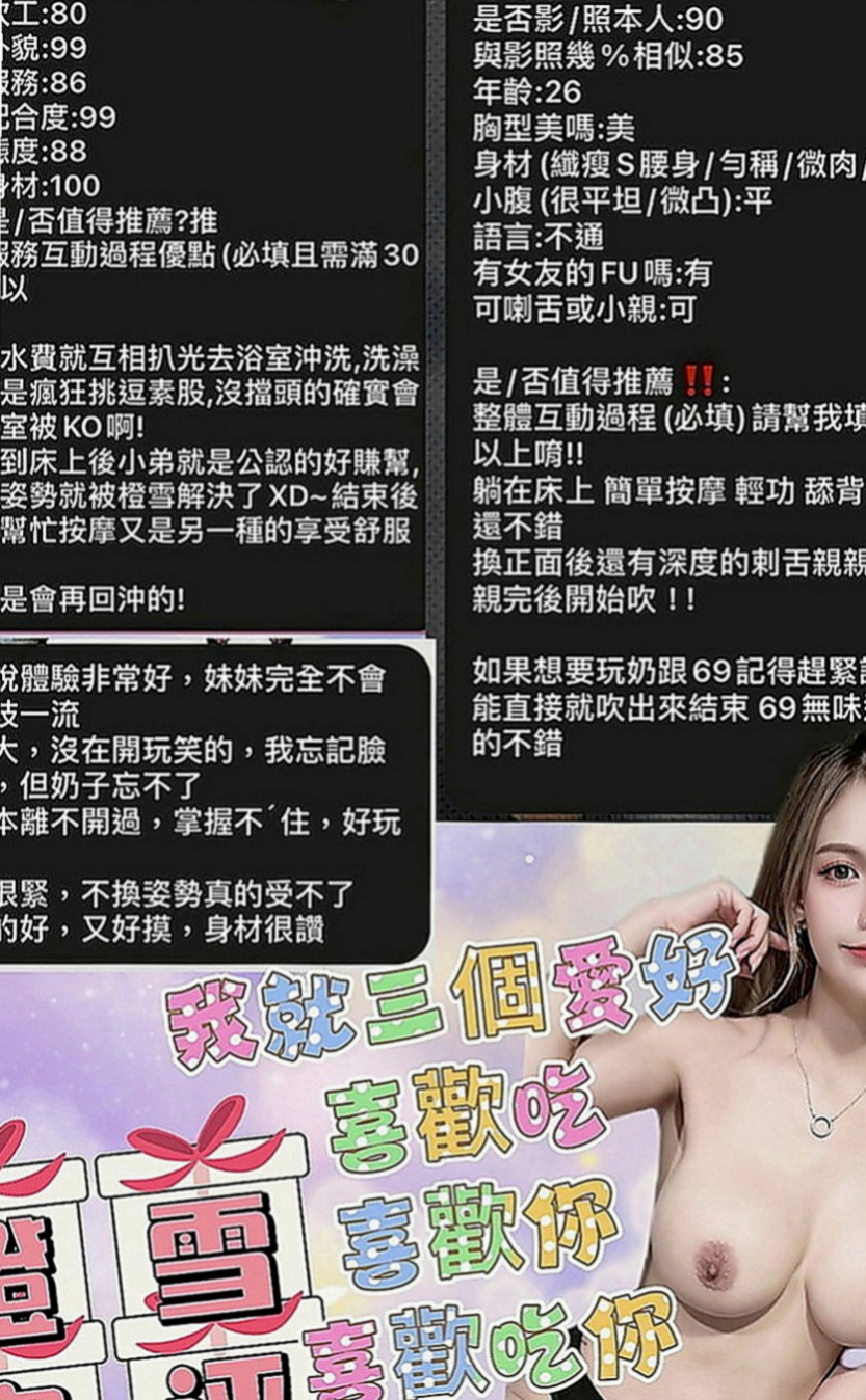 桃園外送茶|外叫小姐：念潔 |藝術系校花|166cm|55kg|D罩杯|22歲|口碑茶從沒打槍過超贊的妹子  常常做春夢醒來後床單就濕了