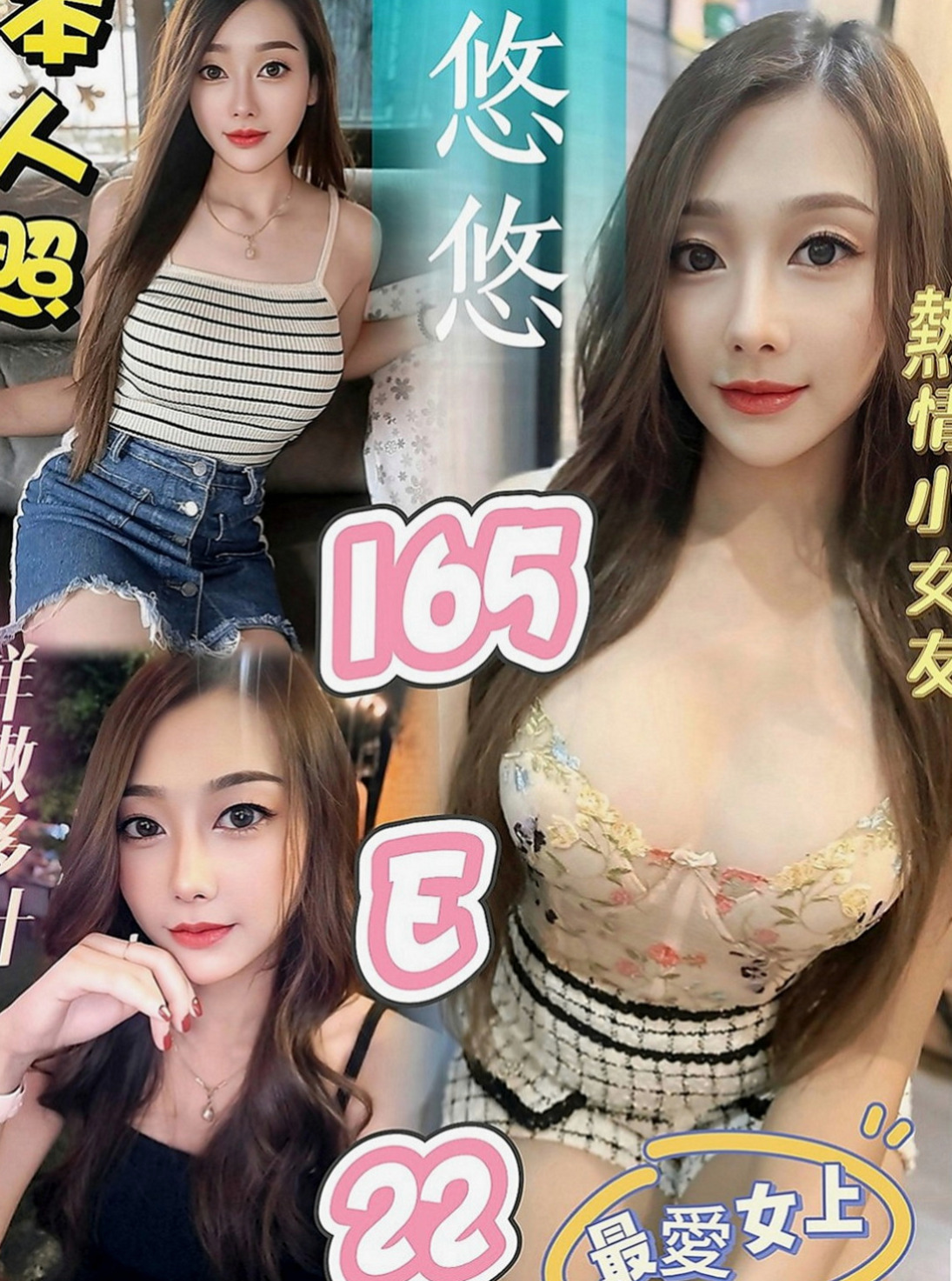 蘆竹按摩全套：芬邑 |校園氧氣正妹|165cm|51kg|E罩杯|21歲|服務好 超有女友FU滴 喜歡在上面搖 很誘人的雪白銅體